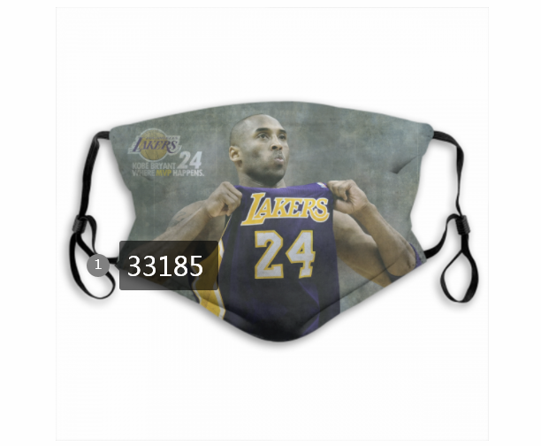 2021 NBA Los Angeles Lakers 24 kobe bryant 33185 Dust mask with filter